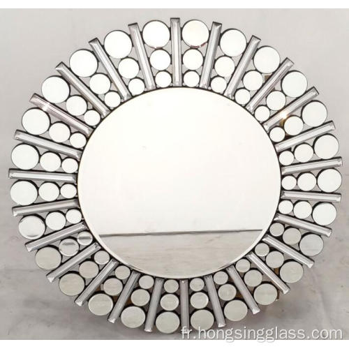 Un miroir clair rond miroir MIRROIR MDF